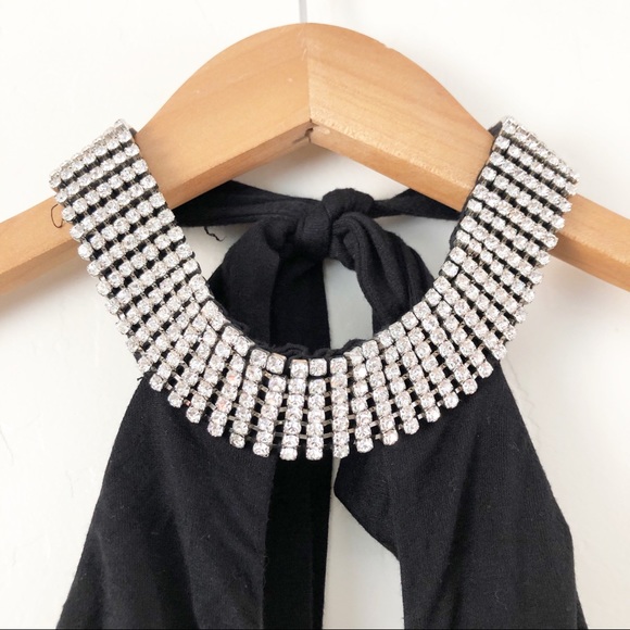 Sky ORYNKO MAXI DRESS crystal accent. Built in shelf bra - Picture 5 of 10